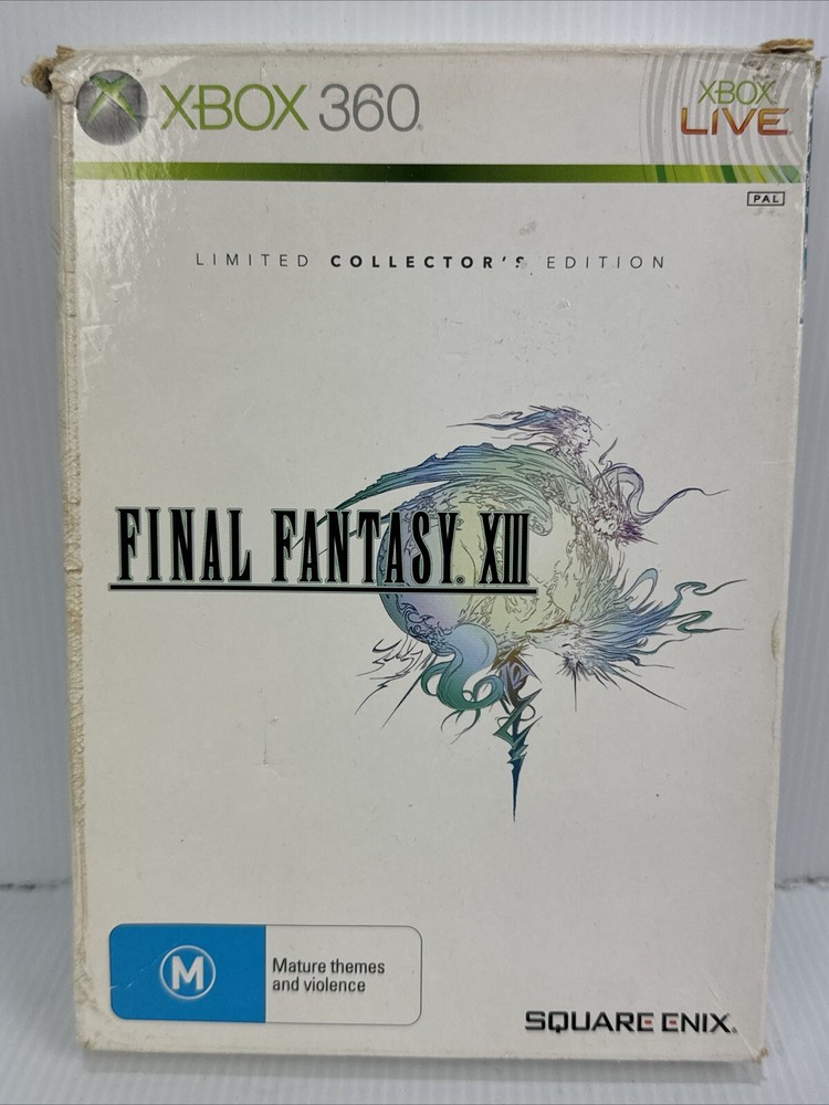 Final Fantasy XIII Limited Collector’s Edition - Xbox 360 3 Disc Set - Manual