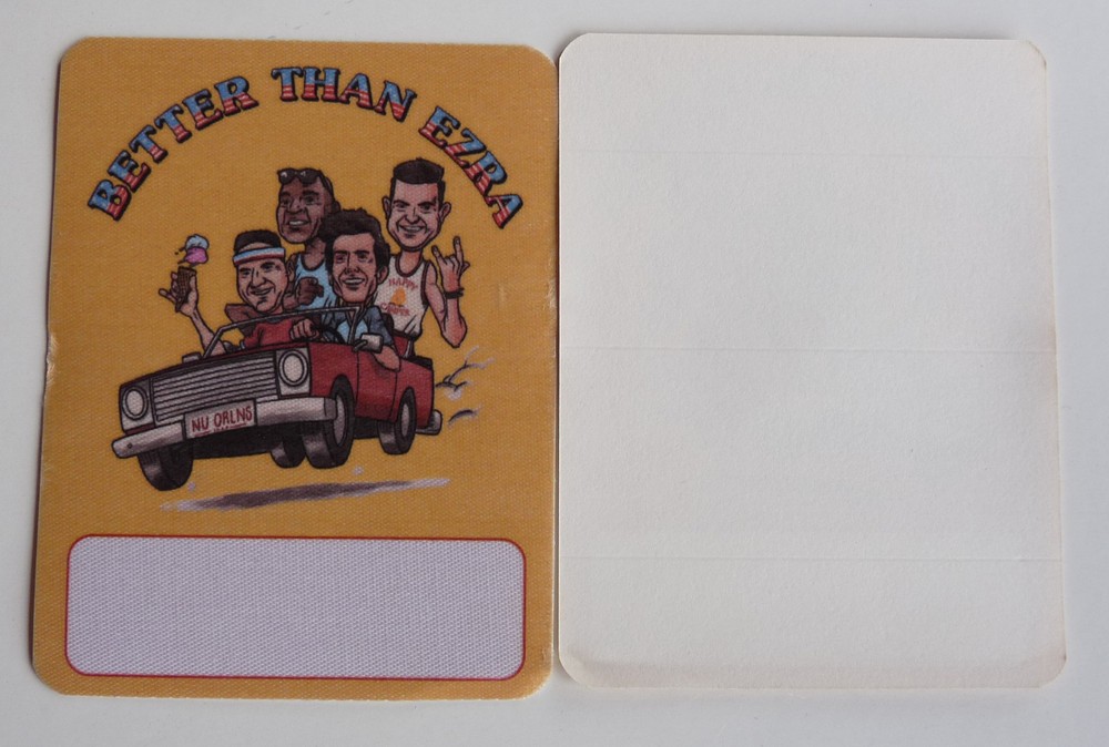 Better Than Ezra Yellow Concert Tour Backstage Pass D21