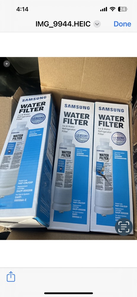 Samsung DA29-00020B HAF-CIN/EXP Refrigerator Water Filter 3-Pack New