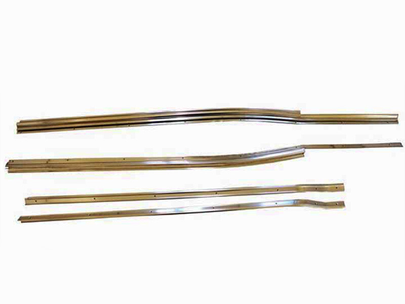 4-piece aluminium door entry sill trims set for Mercedes W113 Pagoda