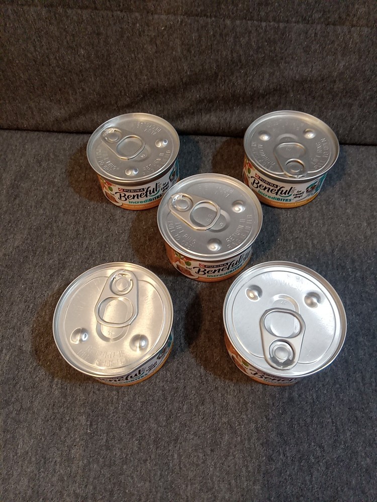 Purina Beneful IncrediBites Wet Food Chicken Tomatoes Small Dogs 3 Oz Lot Of  5