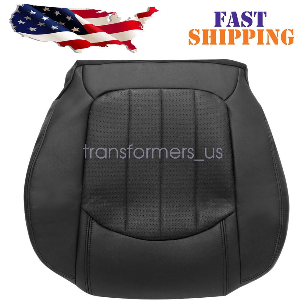 2008-12 Buick Enclave Driver Side Black PERF Leather Seat Cover Bottom NEW
