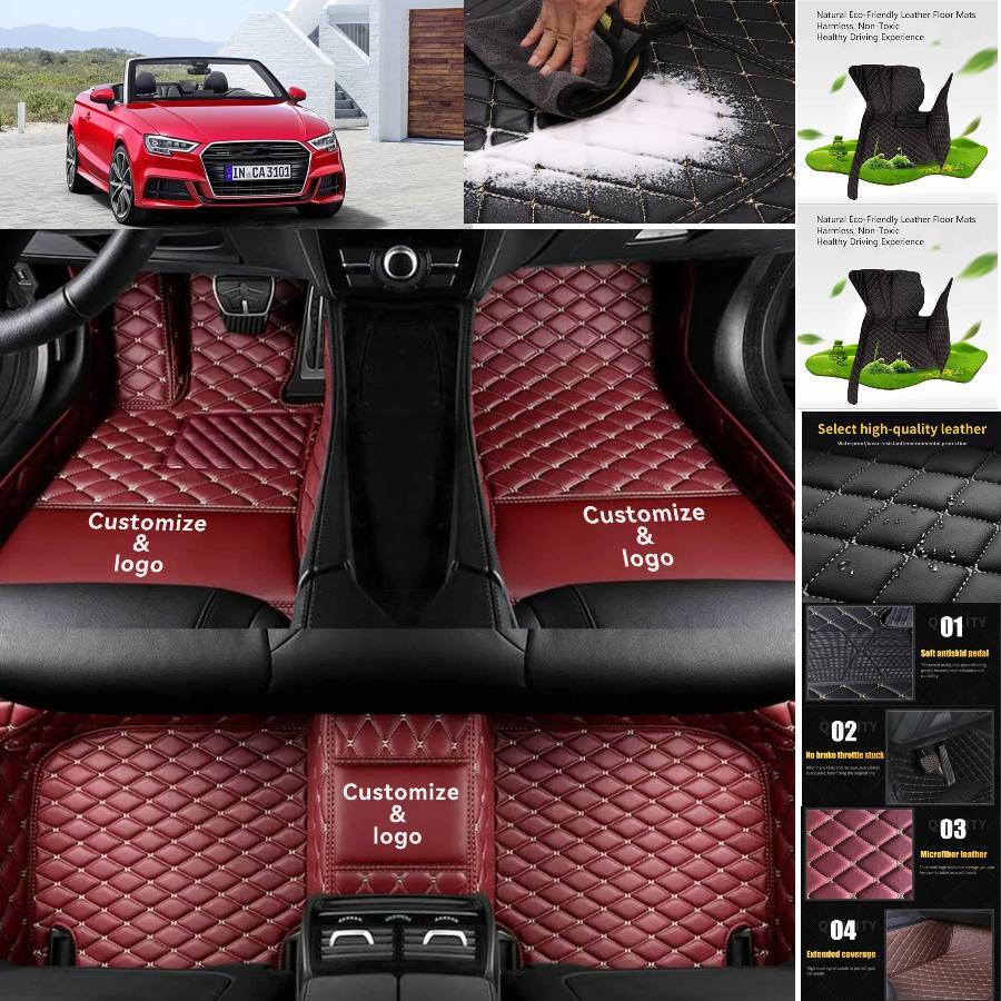 Audi A3 Convertible Custom All-Weather Floor Mats & Cargo Liners  