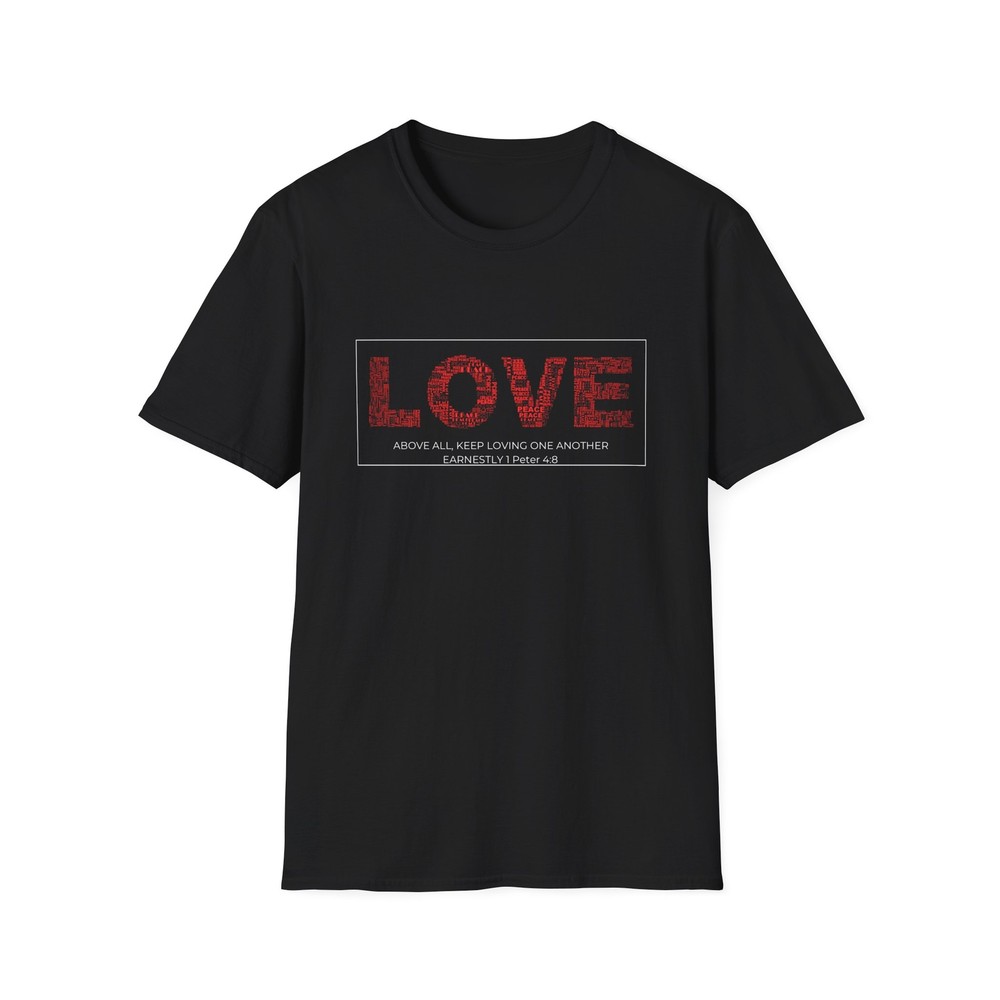 Christian scripture Love Unisex Softstyle T-Shirt