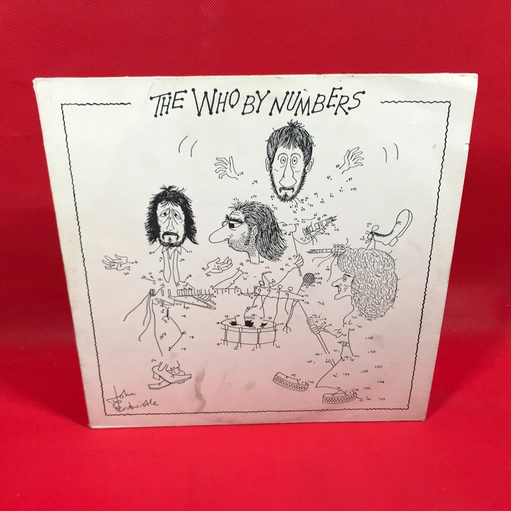 THE WHO The Who By Numbers 1975 Dutch vinyl LP Numbered Squeeze Box original A