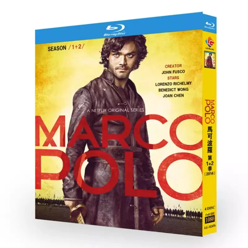 Marco Polo Season 1-2 (2016)-Brand New Boxed HD TV series 4 Disc