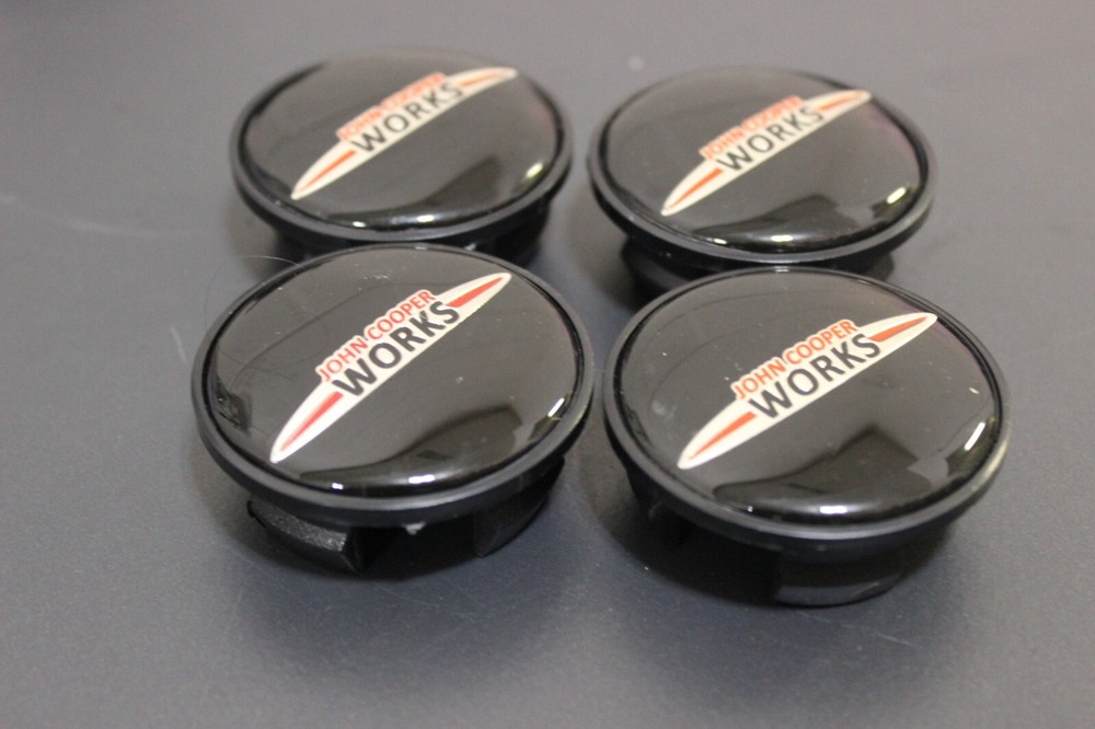 02-16 36131171069 R53 R56 R50 R52 R60 R55 MINI Cooper Logo Wheel Caps JCW