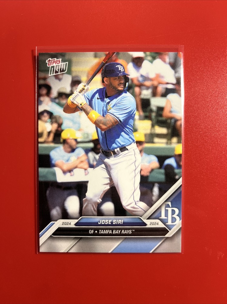 JOSE SIRI 2024 Topps NOW Road To Opening Day Tampa Bay Rays #OD-37