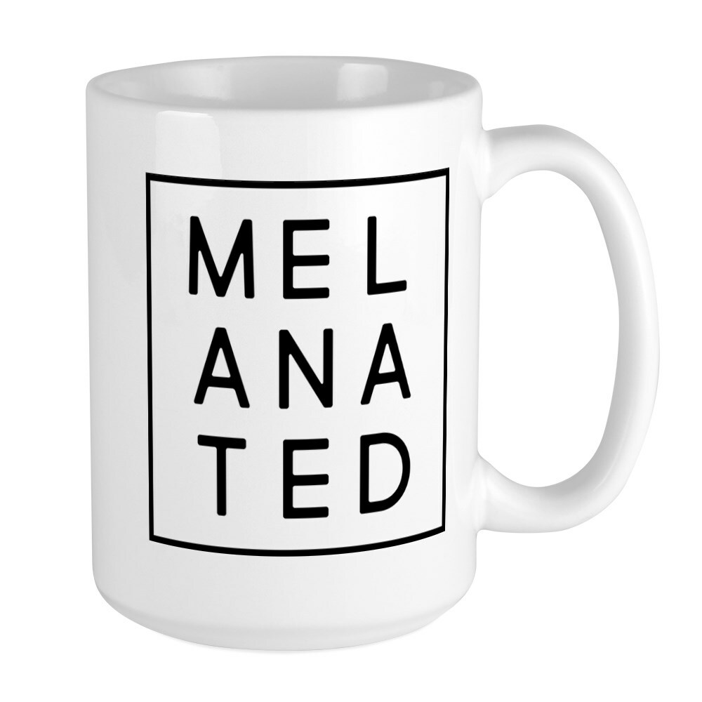 CafePress Melanated Coffee Mug, Large 15 oz. White Coffee Cup (125182689)