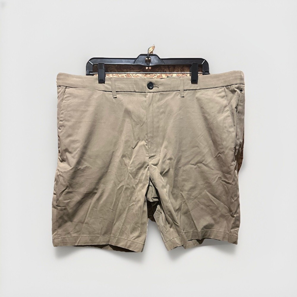 Goodfellow Men's Tan Tech Shorts Size 42 with 9-Inch Inseam