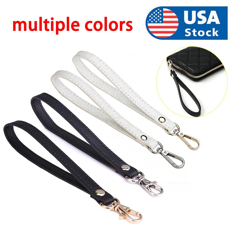 Leather Wrist Strap Bag Accessories For Purse Wristlet Pouch Replace DIY