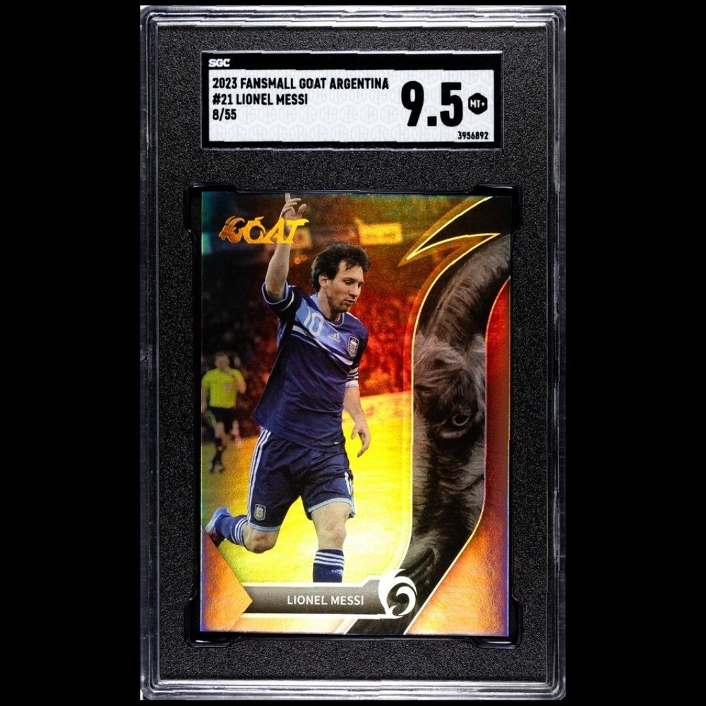SGC 9.5 2022-23 Fansmall Licenced Argentina Lionel Messi /55 SP GOAT #21 POP 1🐐