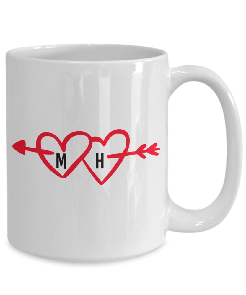 Personalized Valentine's Mug for Wife or Husband Custom Couples Gift