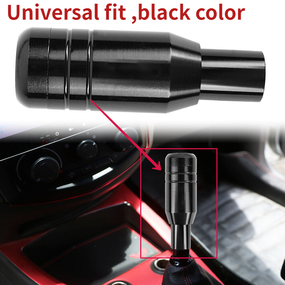 Universal JDM Aluminum Black Automatic Car Gear Stick Shift Knob Lever Shifter