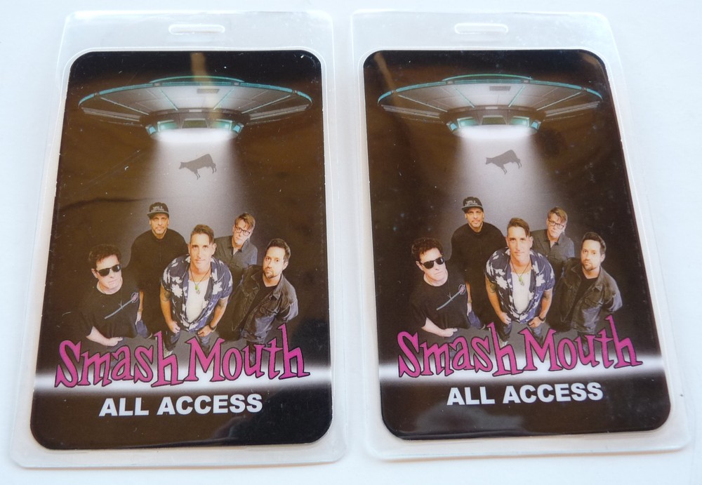 Smash Mouth COW UFO Concert Tour All Access Backstage Pass Laminate D17