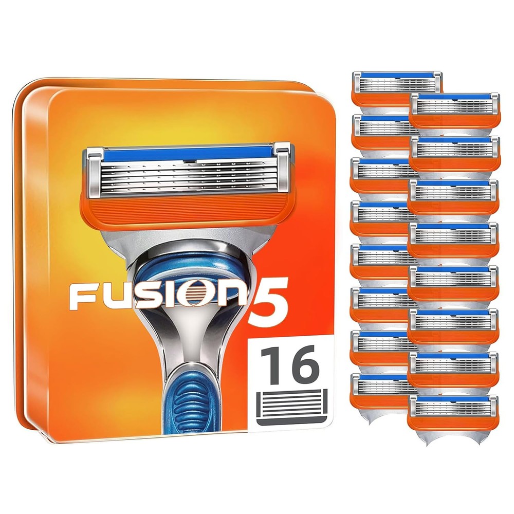 16 Count Razor Blade Shaving Refills for Fusion 5, 5 Mens...