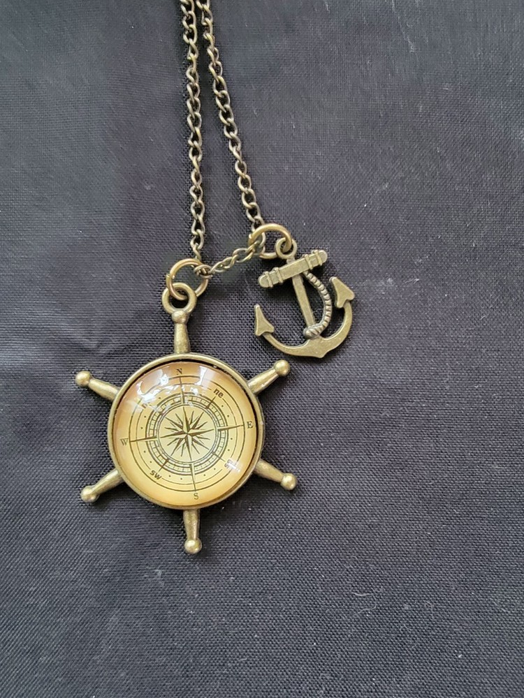 Steampunk Compass Necklace
