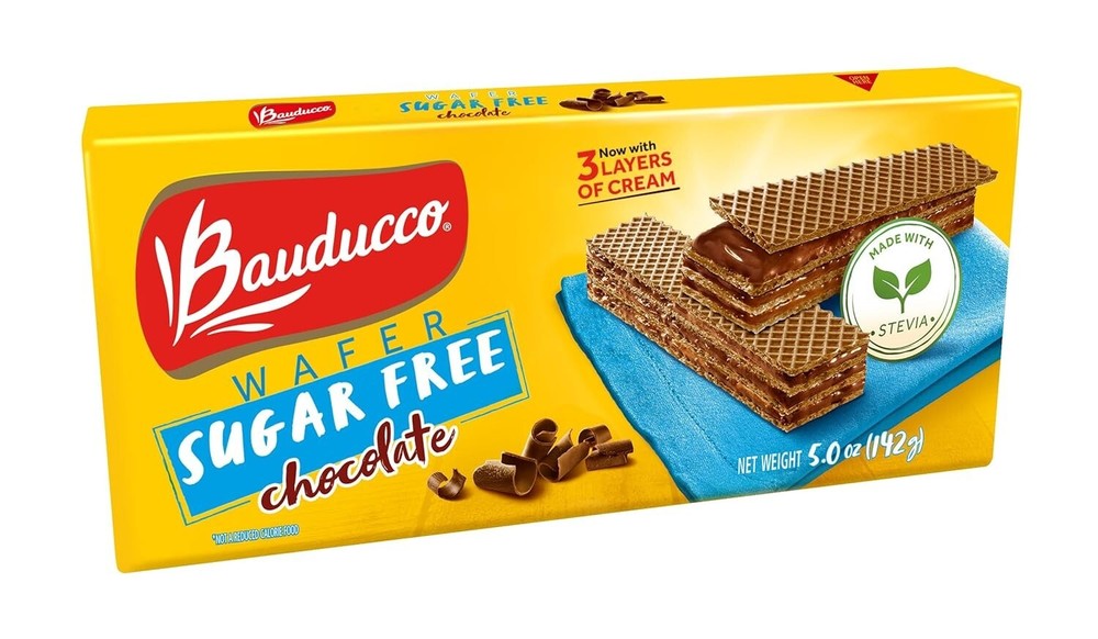 Chocolate Wafer Cookies - Sugar Free Delicious & Crispy Wafer with 3 Delicious..