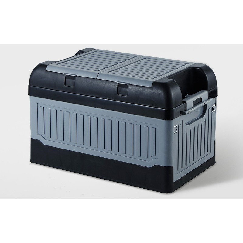 Multi Compartment Collapsible Car Trunk Storage Box For Snacks Repair Tools