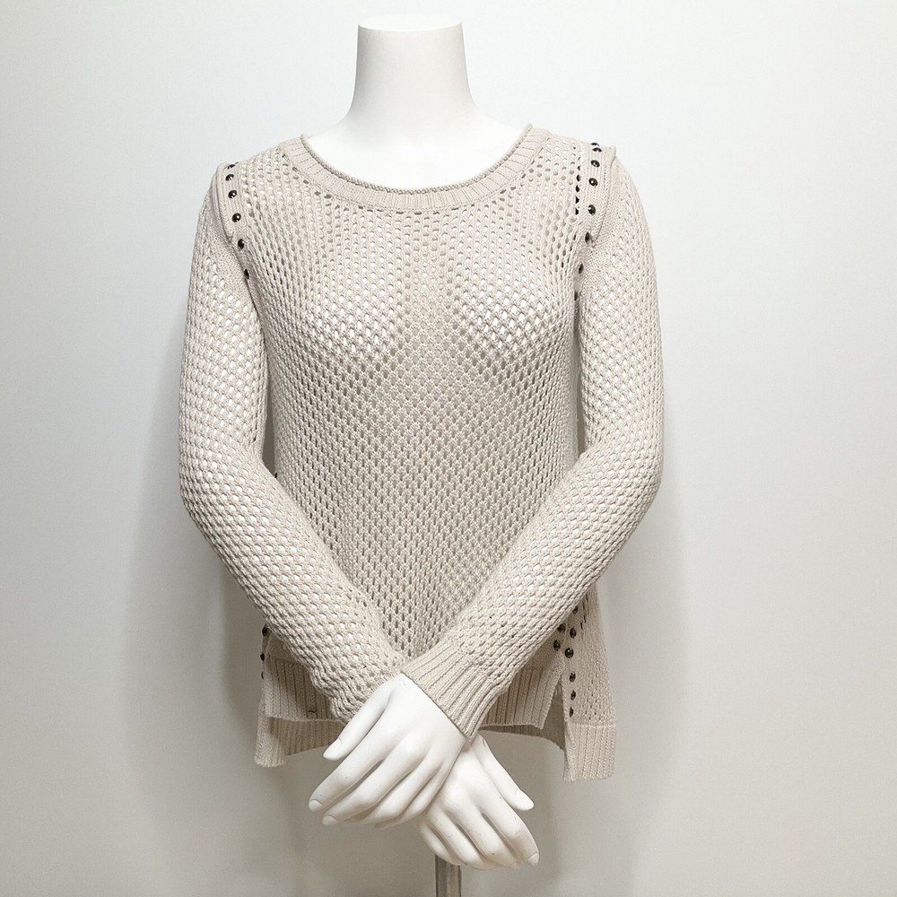 Y2K Rock & Republic Studded Fishnet Hollow Out Beach Top
