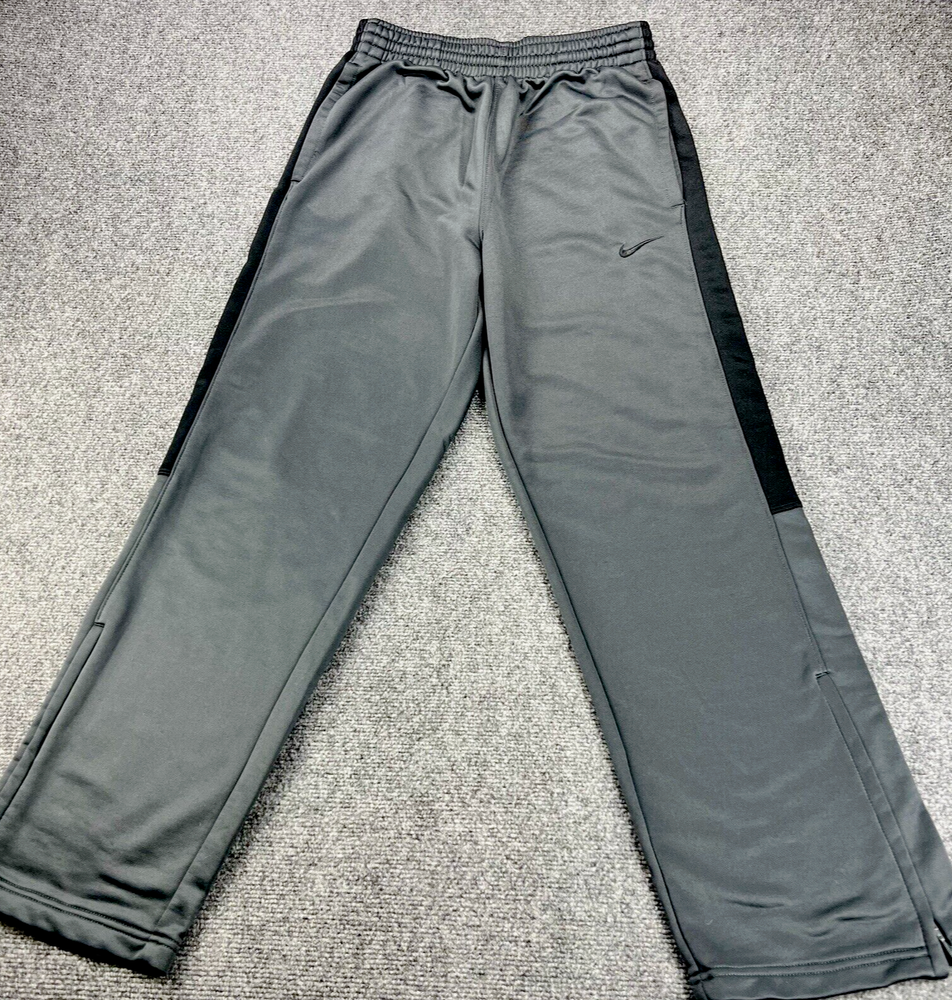 Nike Dri Fit Joggers Mens Mens Gray Performance Track Training Pants Swoosh