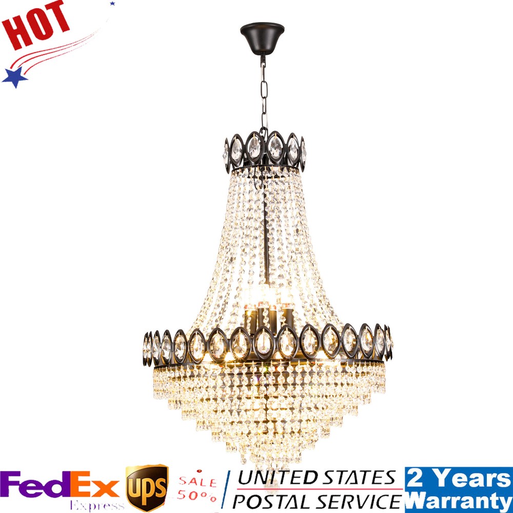 K9 Crystal Modern Luxury Chandelier Ceiling Pendant Light Lighting Lamp Fixture