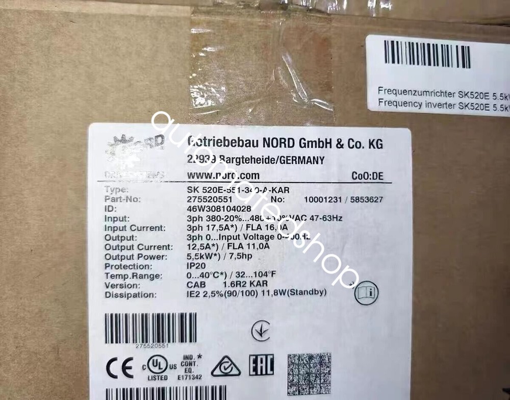 1PC NEW 520E-551-340-A-KAR frequency converter Shipping DHL or FedEX