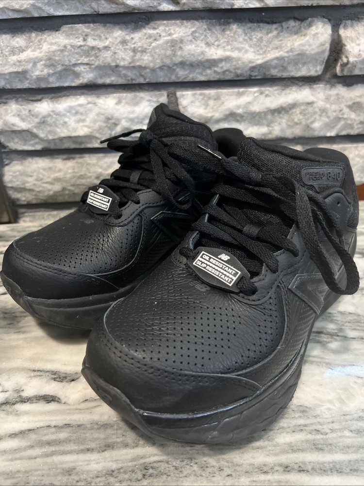 new balance work sneakers fresh foam 840 M8 W9.5 slip resistant Oil Resistant