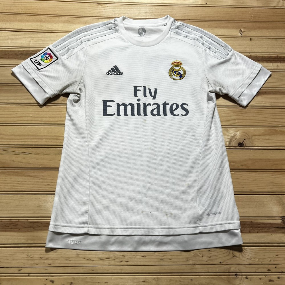 Real Madrid 2015 2016 Home Football Soccer Shirt jersey Adidas Size Medium