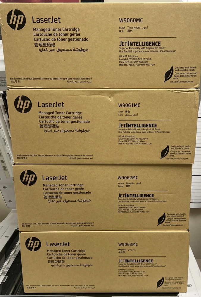 HP W9060MC CMYK 4-Pack Genuine Ink Cartridges - Free Shipping-image