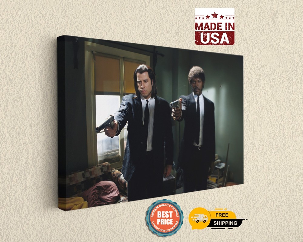 Pulp Fiction Canvas Apartment Scene Wall Decor Durable Museum Quality