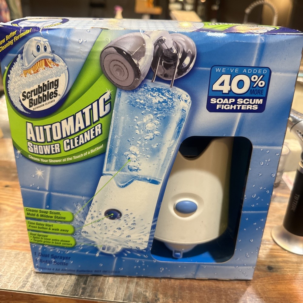 Scrubbing Bubbles Automatic Shower Cleaner New Old Stock - Dusty Box