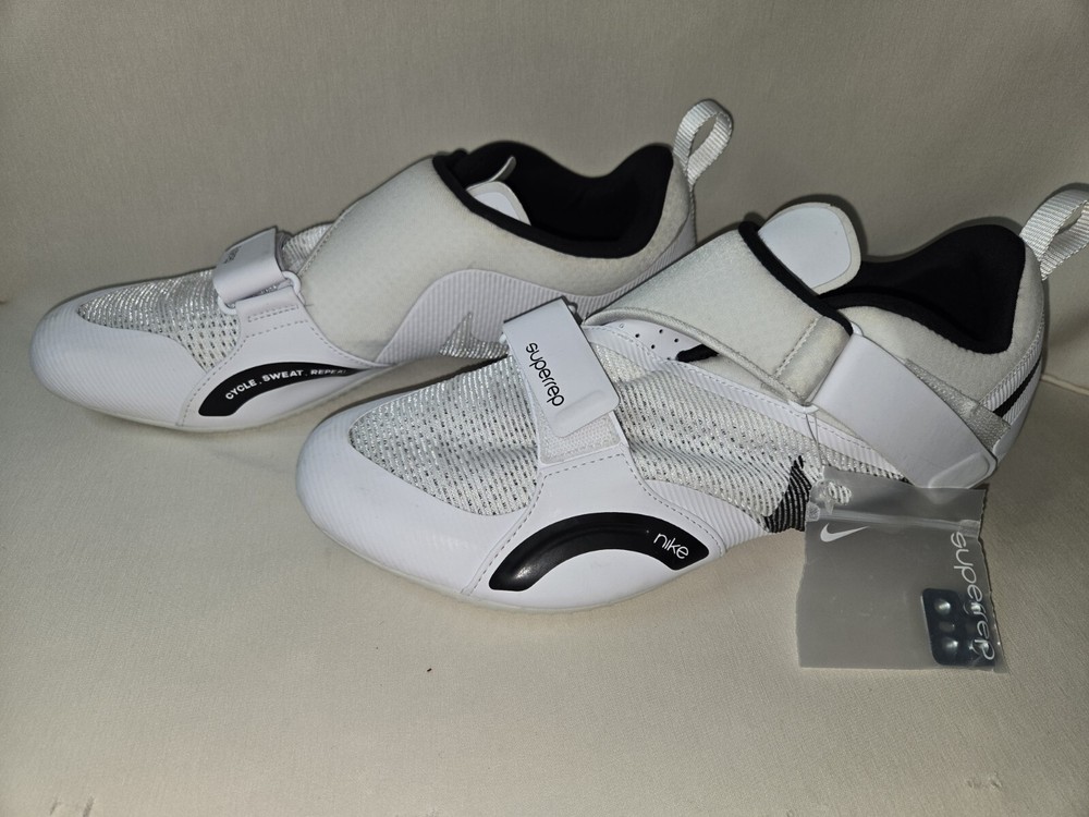 Size 14 - Nike SuperRep Cycle White Black
