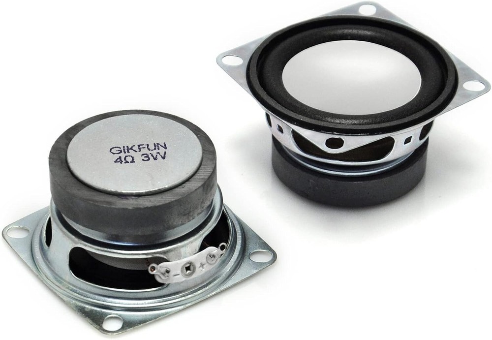 2Pcs 2Inch 4Ohm 3W Full Range Stereo Speaker Woofer Loudspeaker EK1725