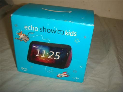 AMAZON ECHO SHOW 5 KIDS EDITION SMART DISPLAY SPEAKER IN SPACE GALAXY FINISH