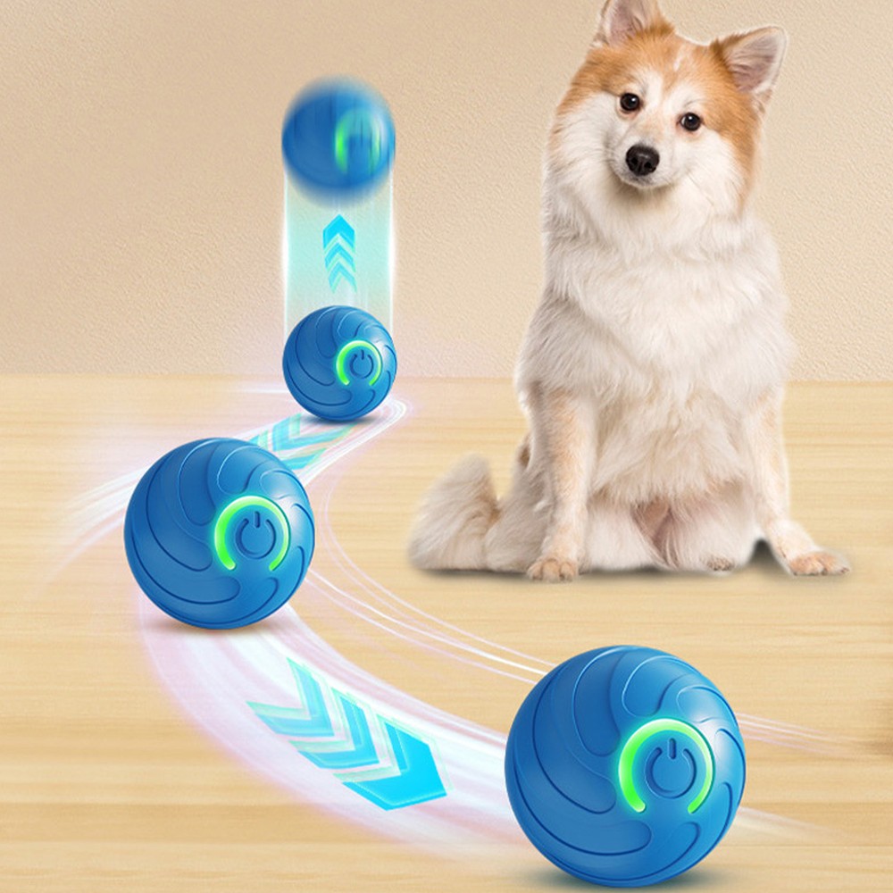 Rechargeable Interactive Automatic Bouncing Ball For Dogs Smart Vibrating Toy 2