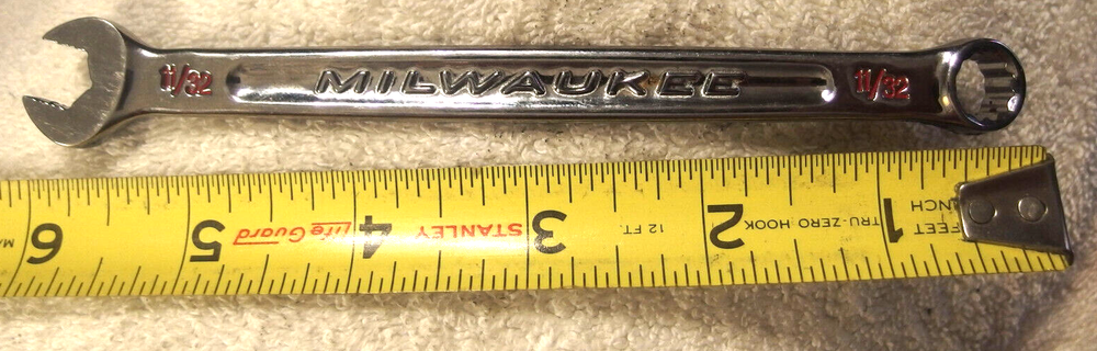 Milwaukee 11/32 SAE Combination Wrench 45-96-9411 Tool