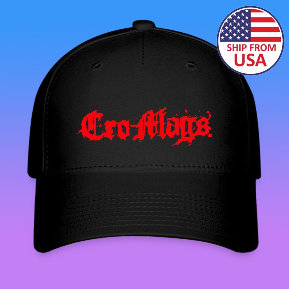 Cro Mags Adjustable Baseball Cap in S/M and L/XL Sizes