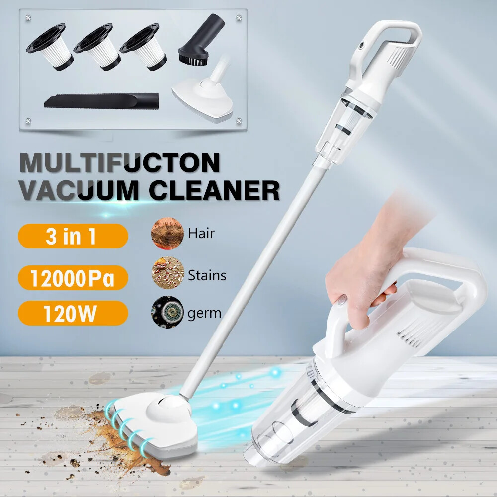 Cordless Chargable Car&Home Vacuum Cleaner 12000Pa Suction Handheld Wireless US