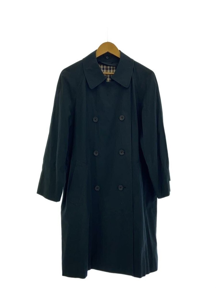 Aquascutum Trench Coat/9/Cotton/Nvy/Plain 2733