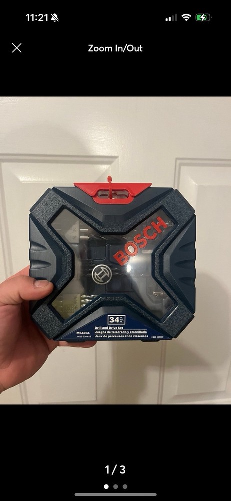 Bosch MS4034 34-Piece Drill & Drive Bit Set with Free Shipping #2610038699