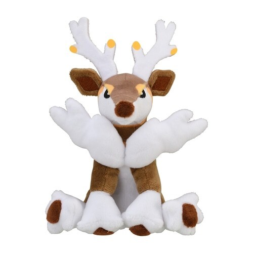 New Pokemon Fit Plush Sawsbuck Winter Form Soft Stuffed Toy  