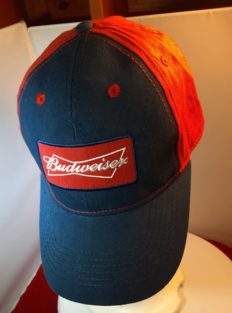 Budweiser King Of Beers Hat Red Blue White Adjustable Baseball Cap