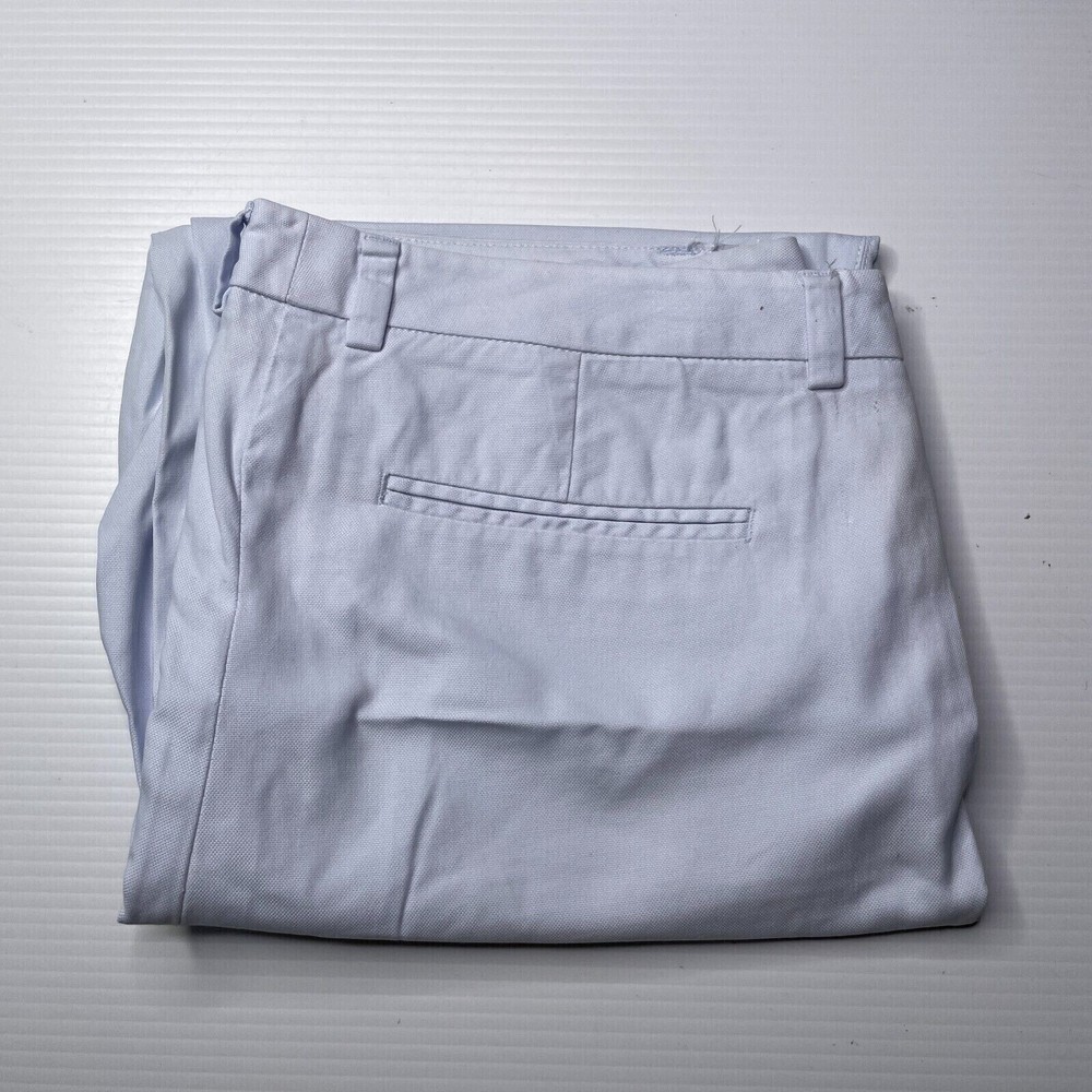 Sportscraft Straight Canvas Chino Pants Womens Size 10 Waist Blue Casual Style