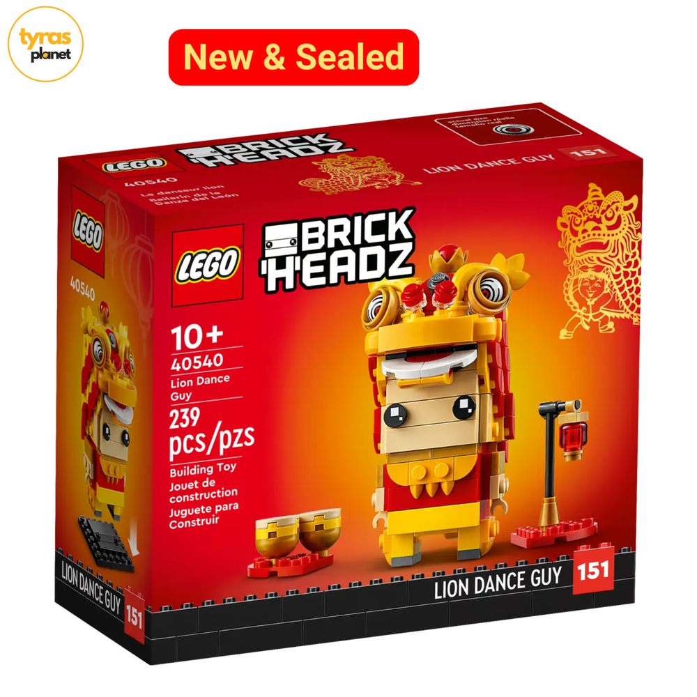 Lego Brickheads Lion Dance Guy 40540 Chinese New Year Sealed Box Set