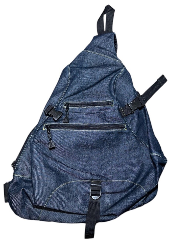 Vintage GAP Sling Bag Backpack Y2K   Crossbody   Blue Denim