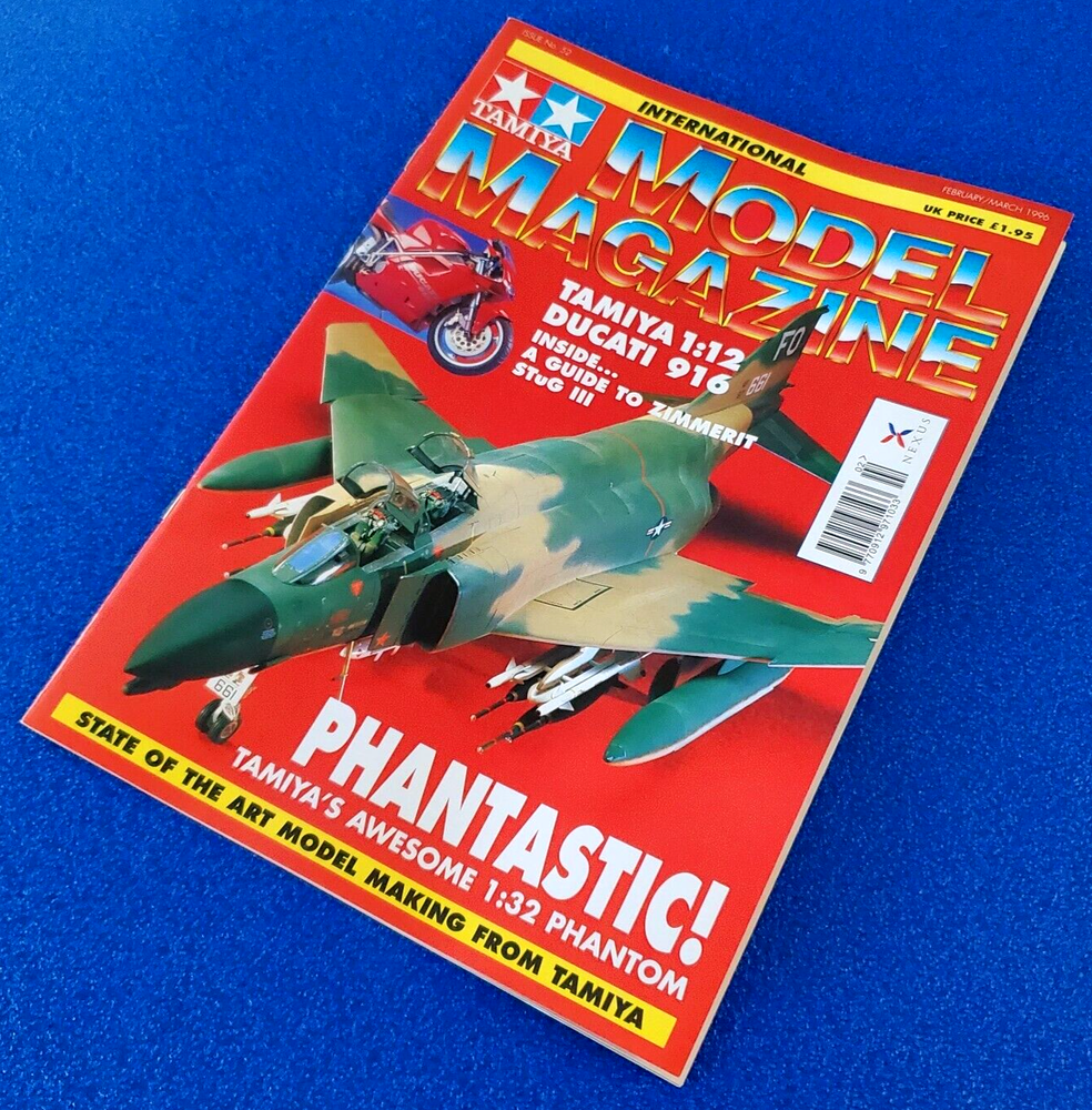 TAMIYA MODEL MAGAZINE INTERNATIONAL PHANTASTIC! FEB/MAR 1996 NO. 52 SHIPS FREE