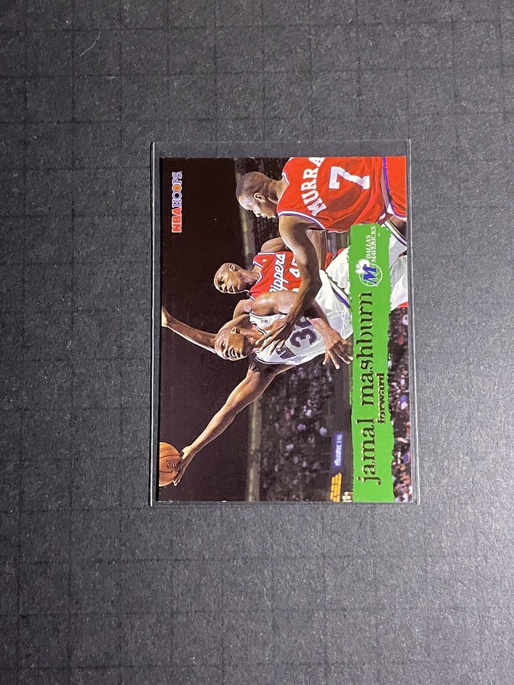 1995-96 NBA Hoops Jamal Mashburn Card #36 - Dallas Mavericks