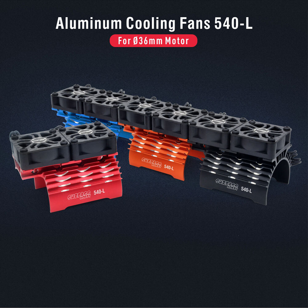 1Pc RC Double Cooling Fan For 28/29/36mm Motor 380 390 540 550 Brushless Motor