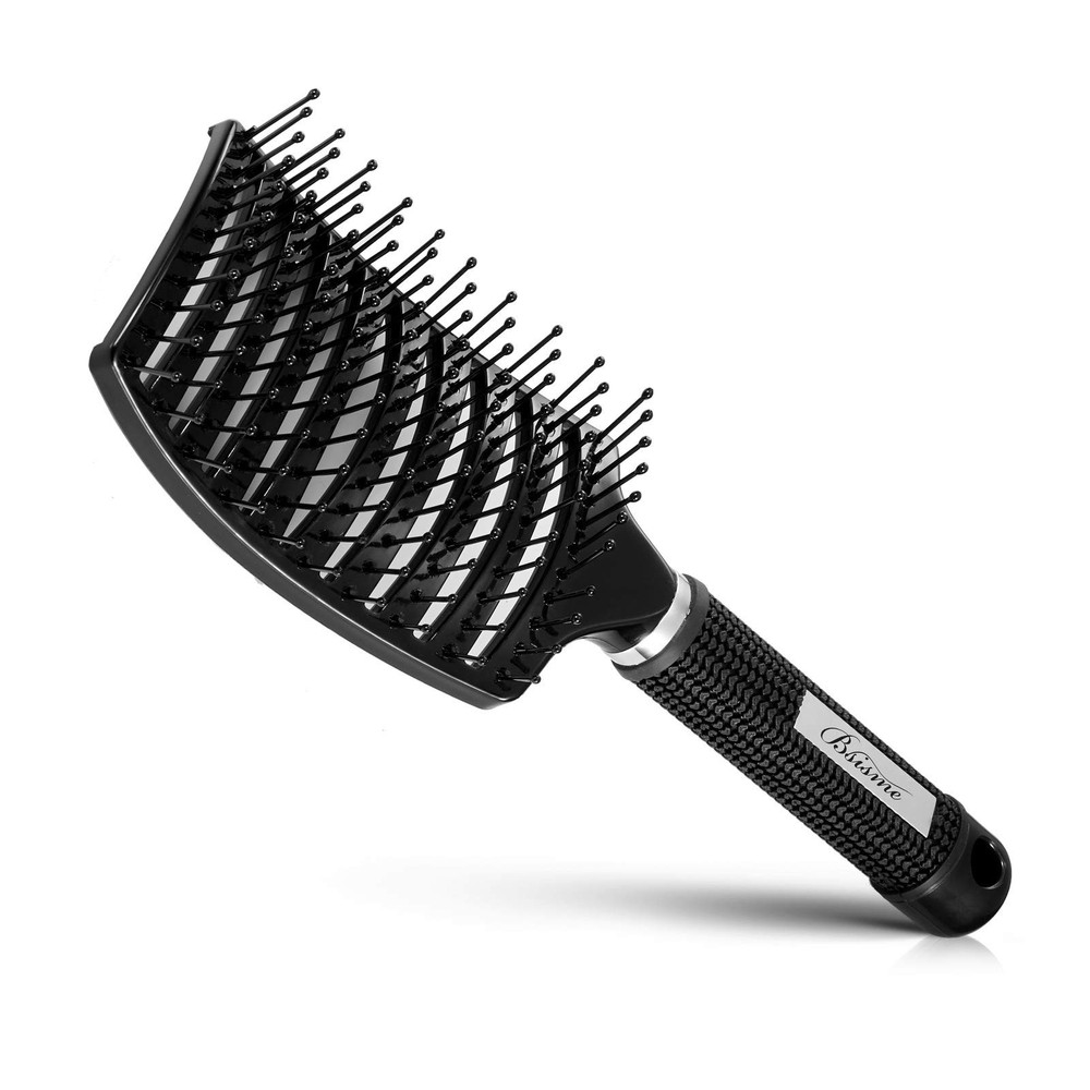 Professional Curved Vented Hair Brush for Faster Blow Drying - Women's Styling Essential